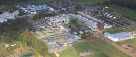 aerial photo of Easter Bush Campus - credit University of Edinburgh