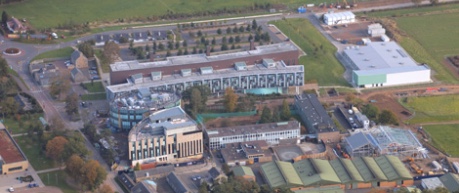 Aerial shot of Easter Bush Campus development - image credit University of Edinburgh