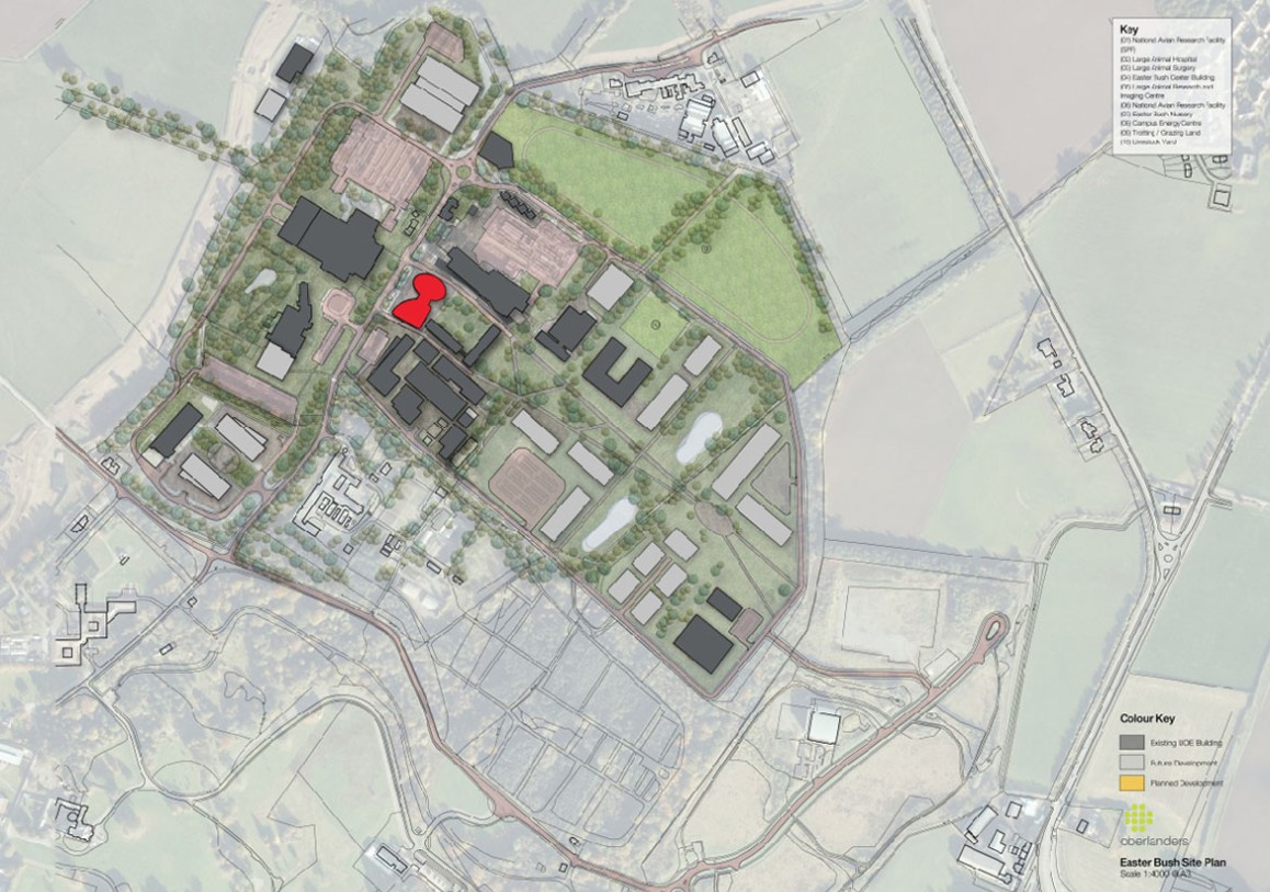 Map of the Roslin Innovation Centre and Campus