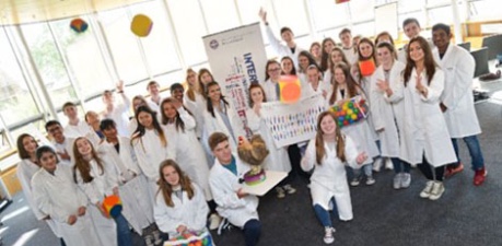 photo of pupil on Science Insights programme - credit University of Edinburgh