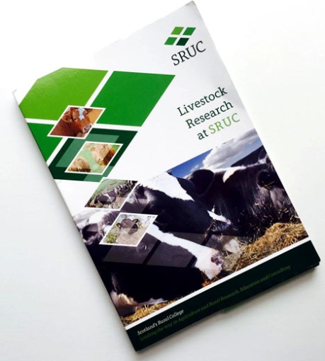 Cover of booklet on livestock research at SRUC - credit SRUC