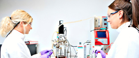 Ingenza lab researchers at work in lab - credit Ingenza