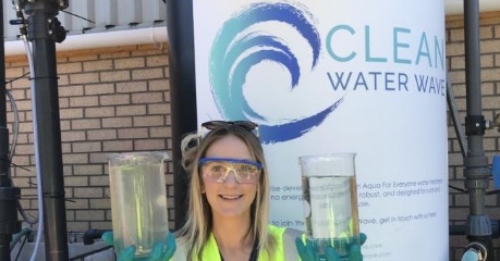 Dr Stephanie Terreni Brown, Clean Water Wave - credit Clean Water Wave CIC