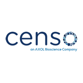 Censo Biotechnologies logo with Axol tagline - Roslin Innovation Centre tenant company
