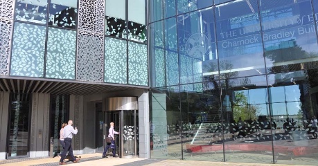 Entrance to Roslin Innovation Centre, University of Edinburgh Easter Bush Campus