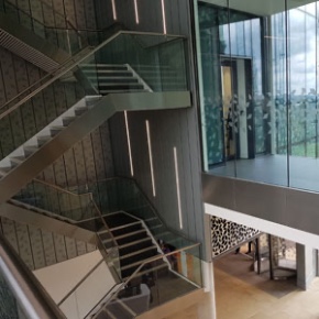 Interior atrium - Roslin Innovation Centre at Easter Bush Campus