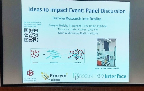 Ideas to Impact series with Prozymi BioLabs hosted at Roslin Institute