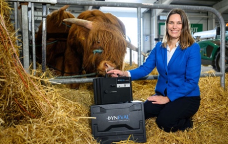Dr Tiffany Wood, chief executive of Dyneval, at Royal Highland Show - image credit Ian Georgeson