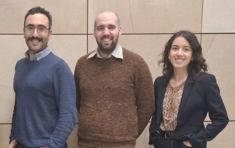 Dr. Andreas Andreou (CSO), Dr. Ioannis Stasinopoulos,CEO and Dr. Niki Christopoulou  - credit Prozymi Biolabs
