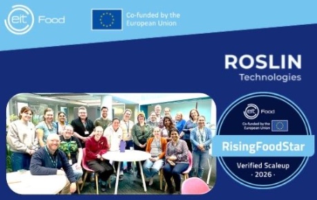 EIT Food RisingFood Star Verified Scaleup 2026 Roslin Technologies