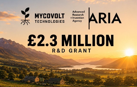 Mycovolt Technologies ARIA Grant graphic